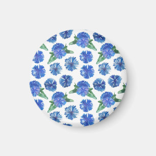 Imã Linda aquarela azul-corante