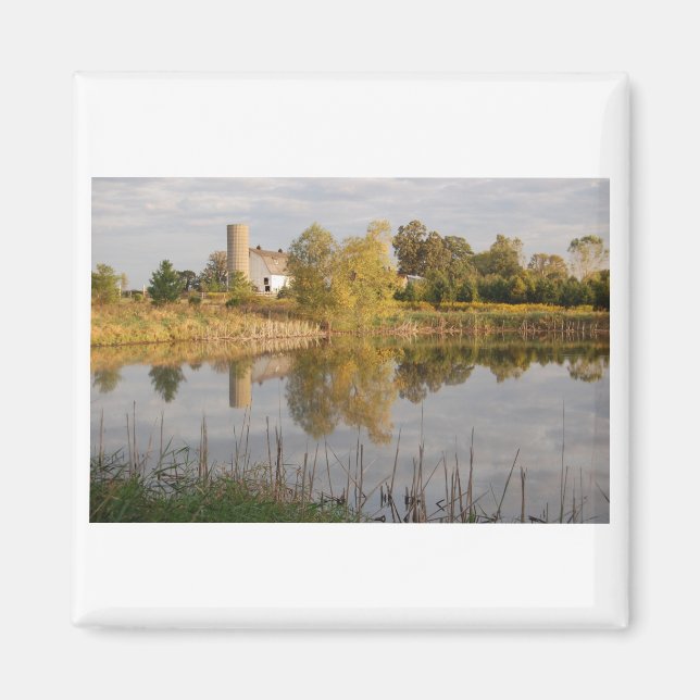 Imã Linda Casca Refletida na Água (Frente)