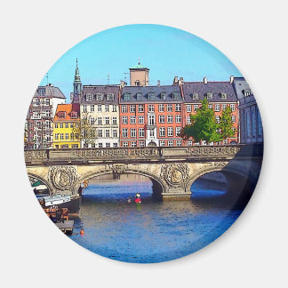 Imã "Linda Copenhague", Foto/Pintura Digital
