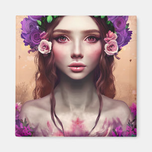 Imã Linda encantadora Fantasy AI Art