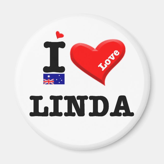 Imã LINDA - Eu amo (Frente)
