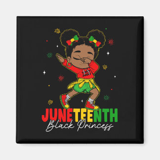 Imã Linda Garotinha Negra Dabbing Princesa Negra Jun