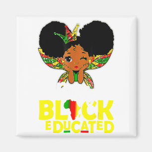Imã Linda Menina Negra Educada Mês da História Negra C