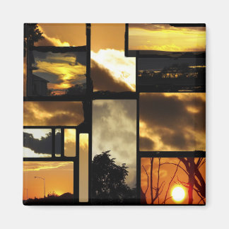 Imã Linda natureza, nascer do sol e Pôrs do sol