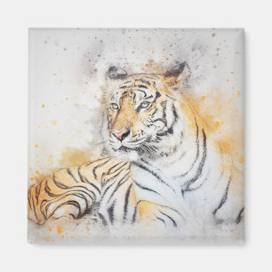 Imã Linda pintura Bengala Tiger