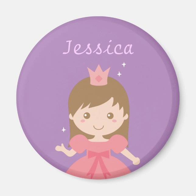 Imã Linda Princesa, Rosa para Meninas (Frente)