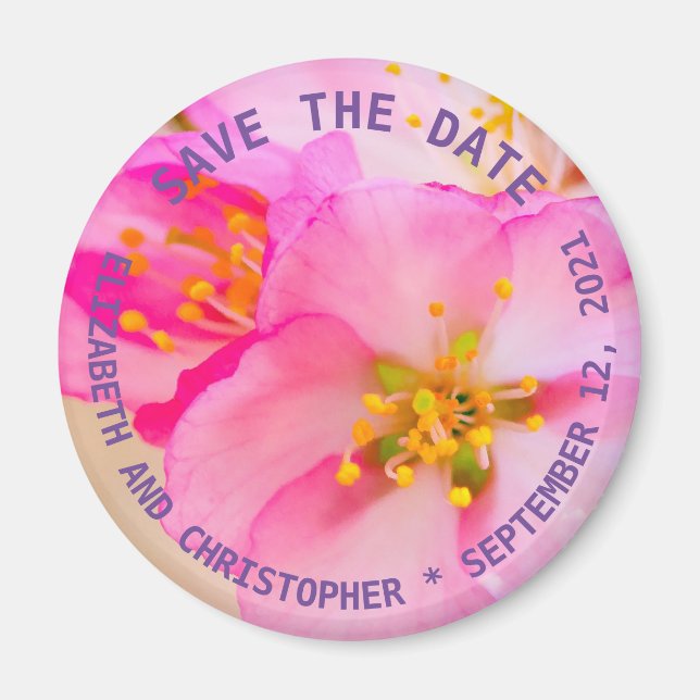 Imã Linda Sakura Cherry Blossoms (Frente)