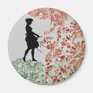 Imã Linda Silhouette Girl