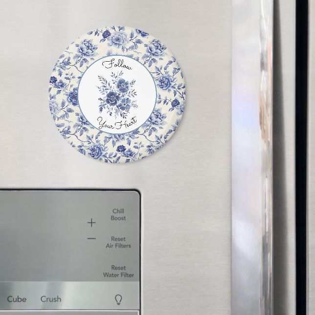 Imã Lindas Flores Azuis (In Situ (Fridge))