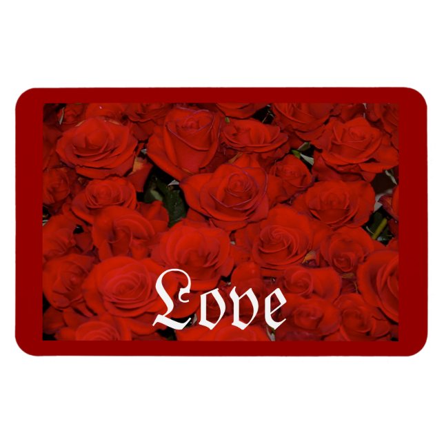 ÍMÃ LINDÍSSIMO BUQUÊ DE ROSAS VERMELHAS (Horizontal)