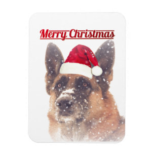 Ímã lindo do german shepherd do feriado