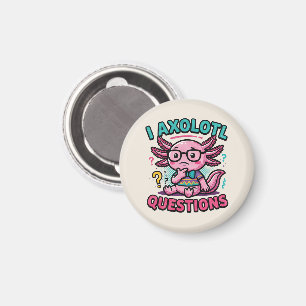 Imã Lindo Eu Perguntas de Axolote nerd asteca com ócul