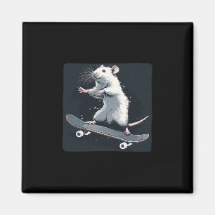 Imã Lindo Fato de Rato de Skate para Rato e Camundongo