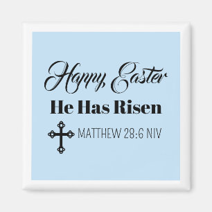 Imã Lindo Feliz Páscoa Ele Ressuscitou Versículo Bíbli