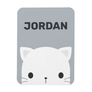 Ímã Lindo Gatinho com Nome Personalizado