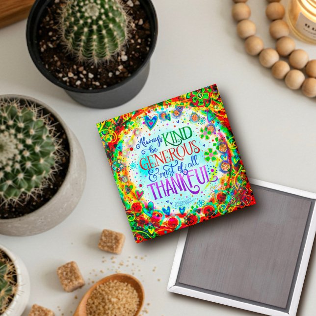 Imã Lindo Magneta Bonito de Inspirividade Agradável (Criador carregado)