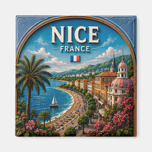 Imã 🧲 Lindo Souvenir da Riviera Francesa