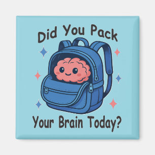 Imã Lindo trocadilho cerebral “Você Embala o Seu Céreb