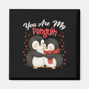 Imã Lindo Você É Meu Casal De Pinguins Valentines Da E