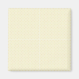 Imã Lindos Círculos Amarelos em Fundo Branco