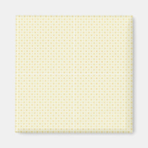 Imã Lindos Círculos Amarelos em Fundo Branco