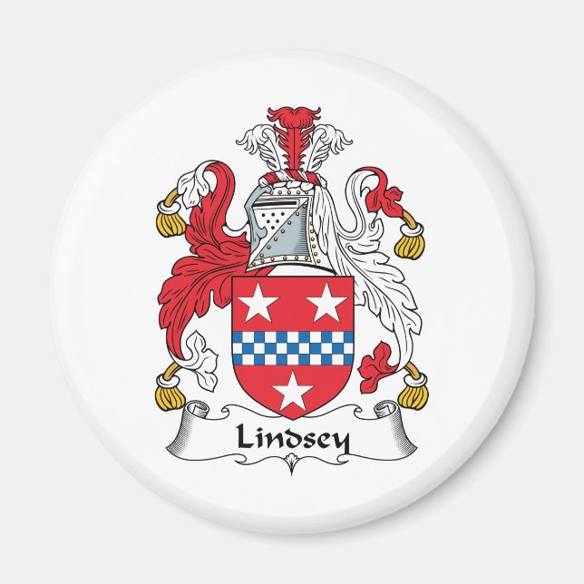 Imã Lindsey Family Crest (Frente)