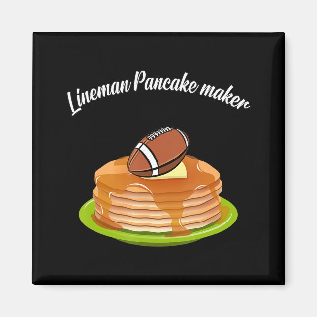 Imã Lineman Pancake - Fabricante de futebol (Frente)