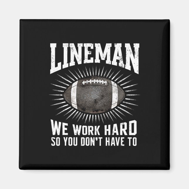 Imã Lineman, trabalhamos Duro, para que não tenhas de  (Frente)