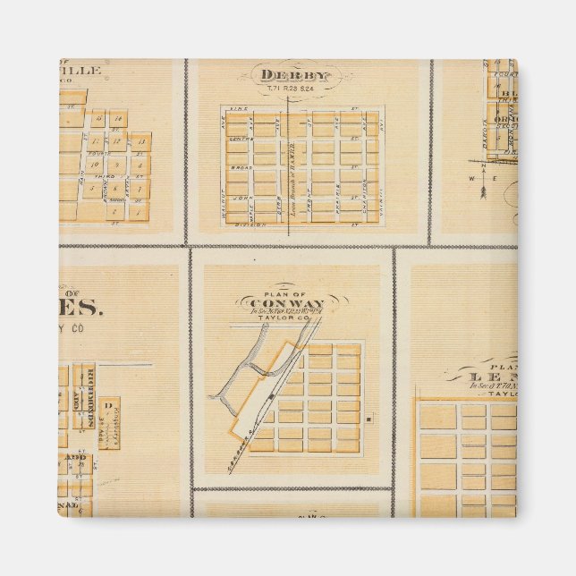 Imã Lineville, Derby, Glidden, Ames, Conway (Frente)