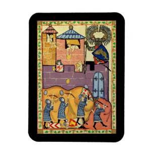Ímã Lingando Rochas, Codex Manesse do século 14