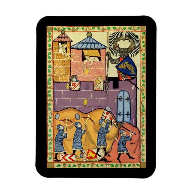 Ímã Lingando Rochas, Codex Manesse do século 14 (Vertical)