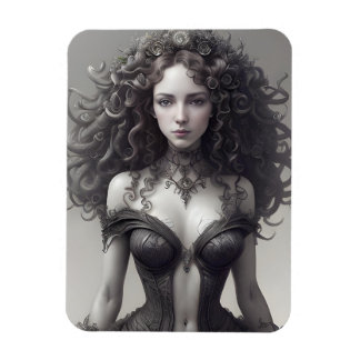 Ímã Lingerie Preta Sexy