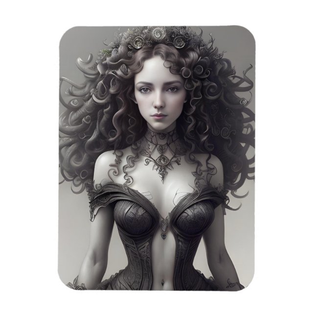 Ímã Lingerie Preta Sexy (Vertical)