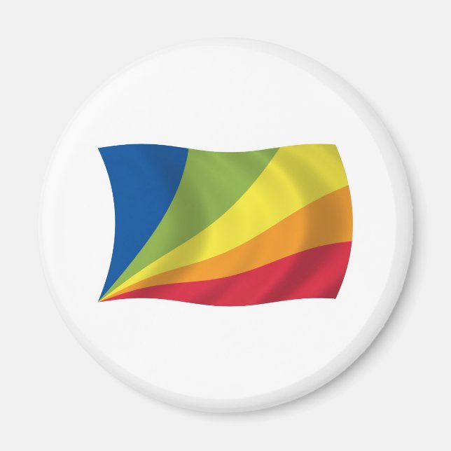 Imã Lingua Franca Nova Flag Magnet (Frente)