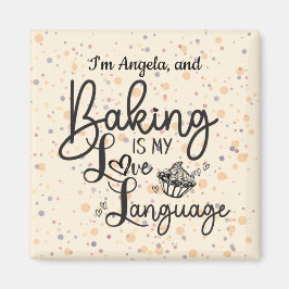 Imã Linguagem de Amor Fazendo Magnet Personalizado