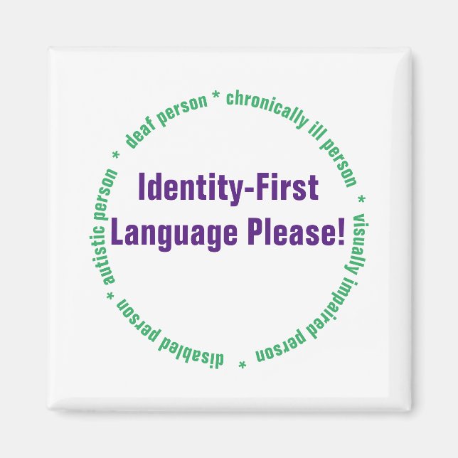 Imã Linguagem Identidade Primeiro (Frente)