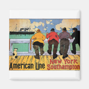 Imã Linha americana poster