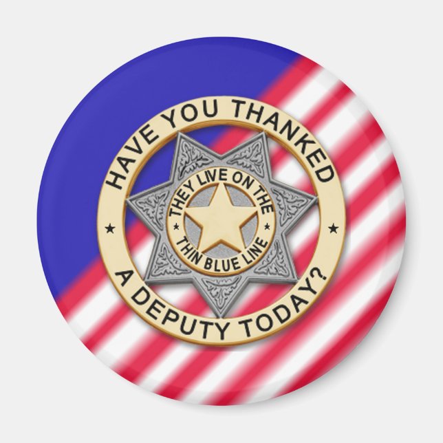 Imã Linha Azul Fino (Frente)