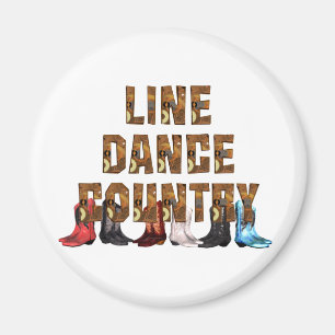 Imã Linha dança do país do T