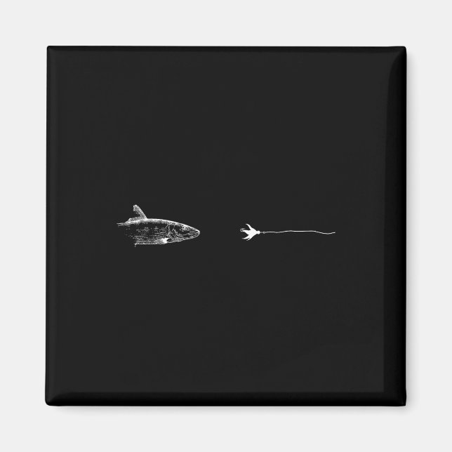 Imã Linha De Gancho De Pesca De Voo Gráfico - Peixe De (Frente)