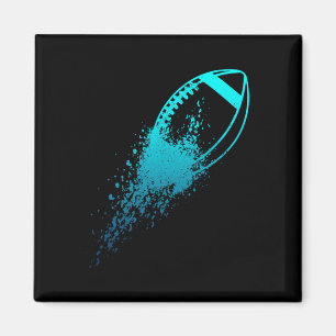 Imã Linha de Quarterback de Futebol Futebol Antigo Jog