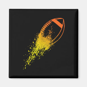 Imã Linha de Quarterback de Futebol Futebol Antigo Jog