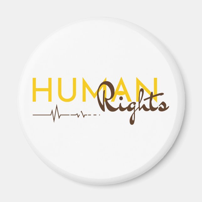 Imã Linha de vida dos direitos humanos (Frente)