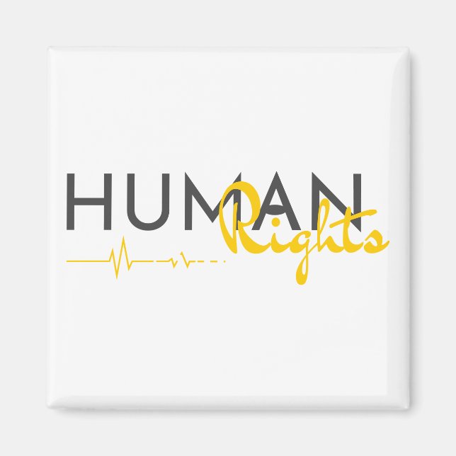 Imã Linha de vida dos direitos humanos (Frente)