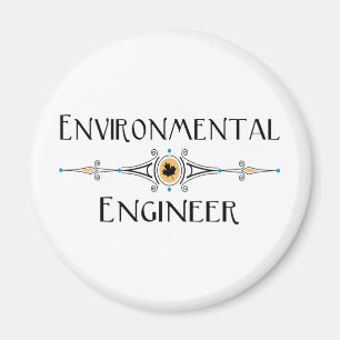 Imã Linha Decorativa do Engenheiro Ambiental