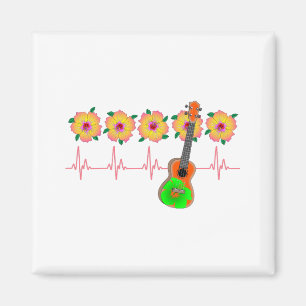 Imã Linha Engraçada de Pulso EKG para Música Ukulele
