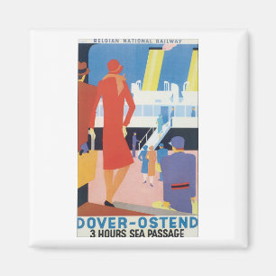 Imã Linha ferroviária belga Dover Ostend