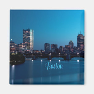 Imã Linha Skyline da cidade de Boston Massachusetts