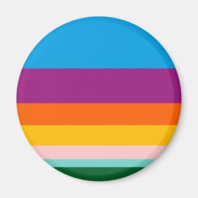 Imã Linhas coloridas (Frente)