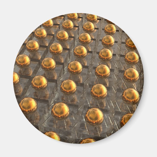 Imã Linhas de Bronze (Frente)